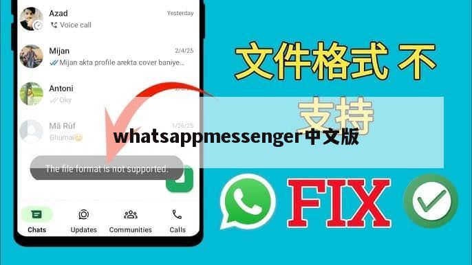 whatsappmessenger中文版